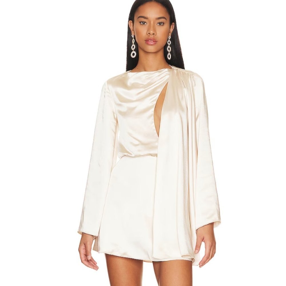 NWOT NBD Dayla Mini Dress Ivory size small